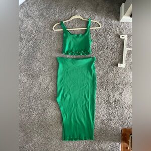 Lulus two piece cropped set